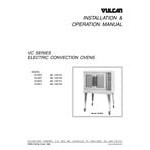 Vulcan VC66ED-208/3 Double Deck Full Size Electric Deep Depth Convection Oven with Solid State Controls - 208V, Field Convertible, 25 kW