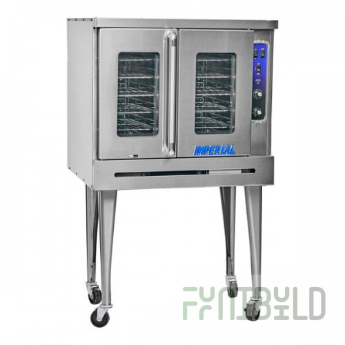 Imperial Range PCVE-1 Single-Deck Two-Door Electric Convection Oven with Two-Speed Motor - 208V, 3 Phase
