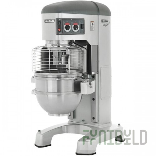 Hobart Legacy HL800-1 80 Qt. Planetary Floor Mixer with Guard - 240V, 3 Phase, 3 hp