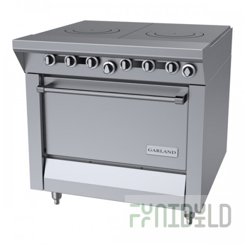 Garland M45R Master Series Liquid Propane 2 Section Front Fired Hot Top 34