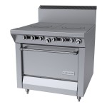 Garland M45R Master Series Liquid Propane 2 Section Front Fired Hot Top 34 Garland M45R Master Series Liquid Propane 2 Section Front Fired Hot Top 34