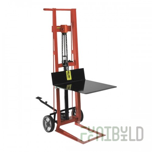 Wesco Industrial Products 750 lb. 2-Wheel Steel Hydraulic Pedalift with 22