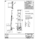 Wesco Industrial Products 750 lb. 2-Wheel Steel Hydraulic Pedalift with 22