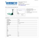 Wesco Industrial Products 278136 CPII Lowboy Pallet Truck with 21