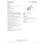 Sloan 3346171 Combination Battery-Powered Deck Mount Sensor Faucet and Foam Soap Dispenser Sloan 3346171 Combination Battery-Powered Deck Mount Sensor Faucet and Foam Soap Dispenser
