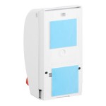SC Johnson Professional® Sanitize SAN1LDS 1 Liter White and Red Foaming Hand Sanitizer Dispenser