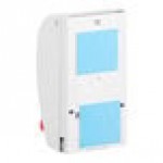 SC Johnson Professional® Sanitize SAN1LDS 1 Liter White and Red Foaming Hand Sanitizer Dispenser