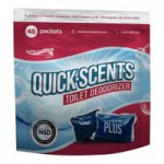 Satellite QuickScents Regular 36659 Coconut Cream Scented Powder Packet Deodorizer for Portable Restrooms - 240/Case