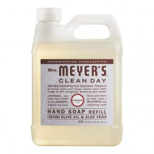 Mrs. Meyer's Clean Day 390056 33 oz. Lavender Scented Hand Soap Refill - 6/Case