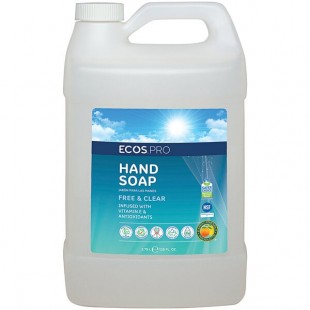 ECOS PL9663/04 Pro 1 Gallon Free and Clear Hand Soap - 4/Case ECOS PL9663/04 Pro 1 Gallon Free and Clear Hand Soap - 4/Case