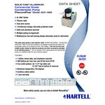 Hartell Plenum Rated A2X-1965 Series 851117 Solid Cast Aluminum Commercial-Grade Condensate Pump - 115/230V