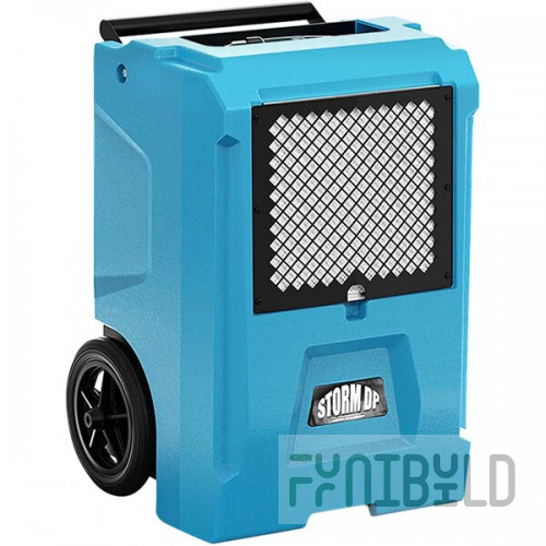 AlorAir Storm DP Blue Smart Wi-Fi Enabled Commercial Dehumidifier with Hose - 110V