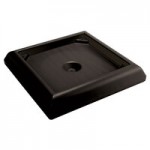 Rubbermaid® FG917188BLA Ranger Black Square Trash Can with 2 Doors 45 Gallon