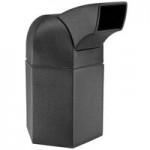Commercial Zone 73293799 PolyTec 42 Gallon Square Brown Trash Can and Dome Lid Set Commercial Zone 73293799 PolyTec 42 Gallon Square Brown Trash Can and Dome Lid Set