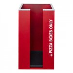 Ex-Cell Kaiser RC-KDHR-C RYX Kaleidoscope Collection Royal Blue Texture 8 Gallon Customizable Half-Round Cans / Bottles Receptacle
