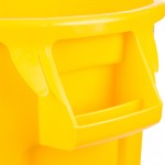 Rubbermaid® FG263200YEL BRUTE 32 Gallon Yellow Round Trash Can Rubbermaid® FG263200YEL BRUTE 32 Gallon Yellow Round Trash Can