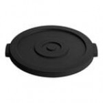 Advantage Supplies 20 Gallon Gray Round Commercial Trash Can Lid