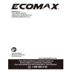 Ecomax EM18101P-1H 1 Gallon 1 1/2 Peak hp Wall-Mount Wet / Dry Vacuum with Tool Kit - 120V, 1 Phase