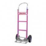 B&P Manufacturing Liberator 600 lb. Blue Aluminum / Steel Straight Back Hand Truck with Loop Handle and 10 B&P Manufacturing Liberator 600 lb. Blue Aluminum / Steel Straight Back Hand Truck with Loop Handle and 10