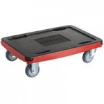 Choice Black Vented Collapsible Crate - 24 Choice Black Vented Collapsible Crate - 24