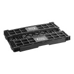 Choice Black Vented Collapsible Crate - 24 Choice Black Vented Collapsible Crate - 24