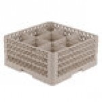 Vollrath TR10FFA Traex® Full-Size Beige 9-Compartment 7 7/8
