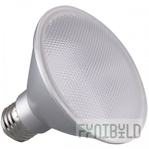 Satco S29416 12.5 Watt (75 Watt Equivalent) Warm White Short Neck LED Reflector Light Bulb, 120V (PAR30SN)