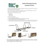 National Public Seating DY-50 Folding Chair Dolly