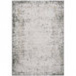 Abani Atlas Collection 4' x 6' Green / Gray Contemporary Area Rug