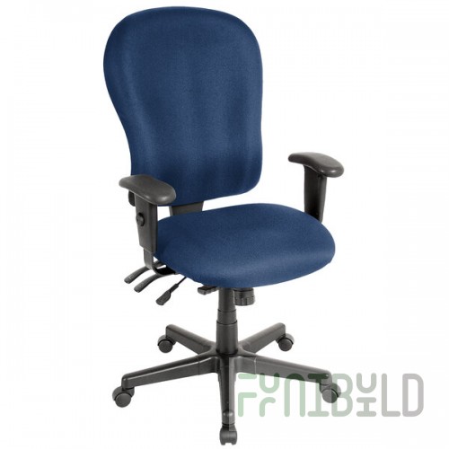 Eurotech FM4080-AT30 4x4 XL Series Navy Fabric Mid Back Swivel Office Chair