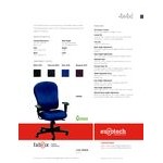 Eurotech FM4080-AT30 4x4 XL Series Navy Fabric Mid Back Swivel Office Chair Eurotech FM4080-AT30 4x4 XL Series Navy Fabric Mid Back Swivel Office Chair