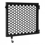 SelectSpace Essential Partition 3' Black Galvanized Steel Hexagonal Pattern Adjustable Height Gate Kit SelectSpace Essential Partition 3' Black Galvanized Steel Hexagonal Pattern Adjustable Height Gate Kit