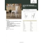 Lancaster Table & Seating Alloy Distressed Pearl White Outdoor Arm Chair Lancaster Table & Seating Alloy Distressed Pearl White Outdoor Arm Chair
