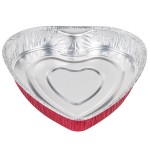Durable Packaging 9701V Heart Shaped Foil Bake Pan - 10/Pack Durable Packaging 9701V Heart Shaped Foil Bake Pan - 10/Pack