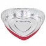 Durable Packaging 9701V Heart Shaped Foil Bake Pan - 10/Pack Durable Packaging 9701V Heart Shaped Foil Bake Pan - 10/Pack