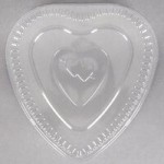 Durable Packaging 9701V Heart Shaped Foil Bake Pan - 10/Pack Durable Packaging 9701V Heart Shaped Foil Bake Pan - 10/Pack