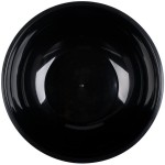Fineline ReForm 160 oz. Black Microwavable Plastic Catering Bowl - 25/Case