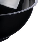 Fineline ReForm 160 oz. Black Microwavable Plastic Catering Bowl - 25/Case