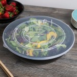 Fineline ReForm 160 oz. Black Microwavable Plastic Catering Bowl - 25/Case