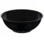 Fineline ReForm 160 oz. Black Microwavable Plastic Catering Bowl - 25/Case