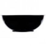 Fineline ReForm 160 oz. Black Microwavable Plastic Catering Bowl - 25/Case
