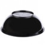 Fineline ReForm 160 oz. Black Microwavable Plastic Catering Bowl - 25/Case