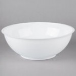 Fineline ReForm 160 oz. Black Microwavable Plastic Catering Bowl - 25/Case