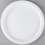 Fineline ReForm 160 oz. Black Microwavable Plastic Catering Bowl - 25/Case