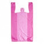 Choice Customizable 1/6 Standard Size Purple Unprinted Standard-Duty Plastic T-Shirt Bag - 1,000/Case