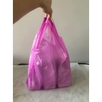 Choice Customizable 1/6 Standard Size Purple Unprinted Standard-Duty Plastic T-Shirt Bag - 1,000/Case