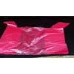 Choice Customizable 1/6 Standard Size Purple Unprinted Standard-Duty Plastic T-Shirt Bag - 1,000/Case