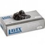 Lavex Powder-Free Disposable Black Hybrid 3.5 Mil Thick Gloves - Medium - 100/Box