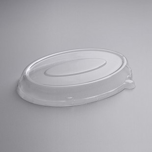 Fineline 42OBL24 Conserveware PETE Dome Lid with Vent for 24 oz. Oval Bowl - 250/Case