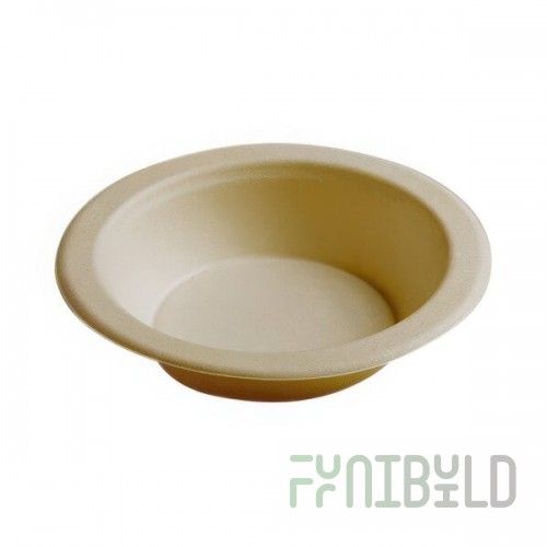 Fineline 43RB12 Conserveware 12 oz. Bagasse Round Bowl - 1,000/Case